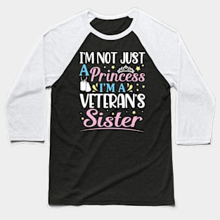 Happy Veteran Memorial Day Sister Baseball T-Shirt